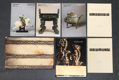 A lot of rare Chinese art catalogues: a.o. Eskenazi, Spink &amp; Son, Sotheby's and 33 Arts of Asia magazines