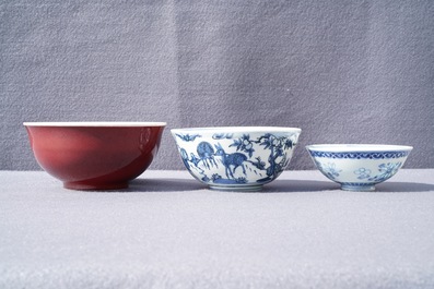 Une collection vari&eacute;e en porcelaine de Chine, Ming et apr&egrave;s