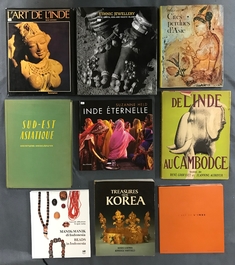 29 books on arts of Burma, Cambodia, Korea, India, etc.