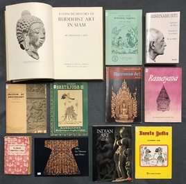 29 books on arts of Burma, Cambodia, Korea, India, etc.