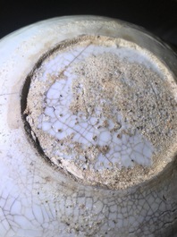 A large Chinese blue and white Swatow bowl, Ming