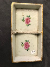Een collectie divers Chinees famille rose porselein, 19/20e eeuw