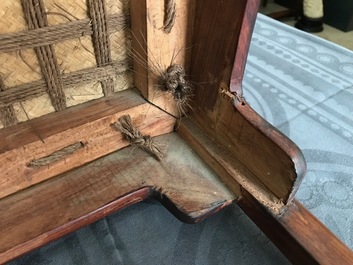 Une paire de chaises chinoises en bois huanghuali, R&eacute;publique, 20&egrave;me