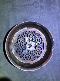 Een Chinese blauwwitte pot met een kylin, Transitie periode