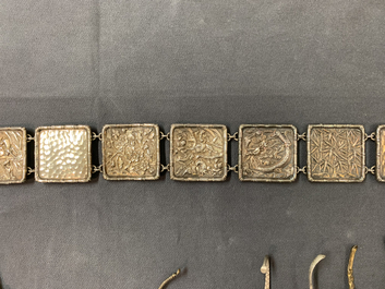 A varied collection of Chinese silver, 19/20th C.