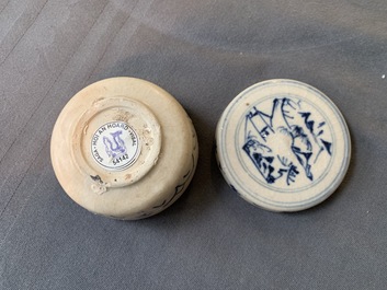 Een collectie blauwwitte Annamese stukken uit het Hoi An wrak, Vietnam, 14/15e eeuw