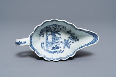 A 119-piece Chinese blue and white 'Romance of the Western chamber' dinner service, Qianlong