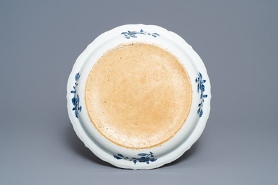 A 119-piece Chinese blue and white 'Romance of the Western chamber' dinner service, Qianlong