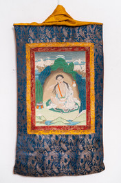 A collection of five thangkas, Tibet, 19/20th C.