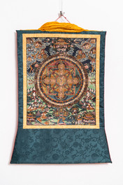 Une collection de cinq thangkas, Tibet, 19/20&egrave;me