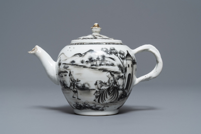 An 11-piece Chinese 'European subject' tea service, Qianlong