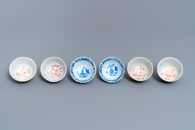 Une collection vari&eacute;e en porcelaine de Chine bleu et blanc, famille rose et de style Imari, Kangxi/Qianlong