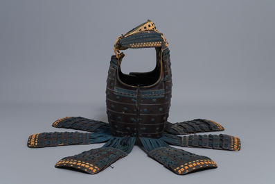 Une armure de samoura&iuml; incompl&egrave;te, Japon, Edo, 18&egrave;me