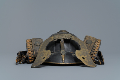 A number of pieces from a Japanese samurai suit of armour, Edo, 18th C.