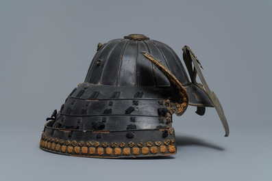 A number of pieces from a Japanese samurai suit of armour, Edo, 18th C.