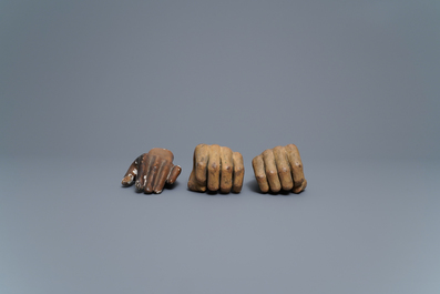 Two mannequin models with Japanese heads, France or Japan, 19th C.