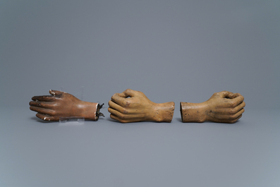 Two mannequin models with Japanese heads, France or Japan, 19th C.