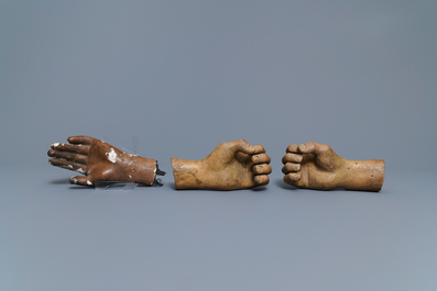 Two mannequin models with Japanese heads, France or Japan, 19th C.