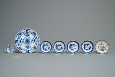 Een gevarieerde collectie vnl. blauw-wit Chinees porselein, Ming en later