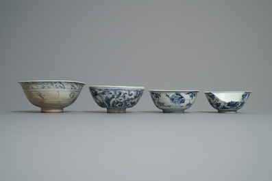 Une collection vari&eacute;e en porcelaine de Chine, Ming et apr&egrave;s