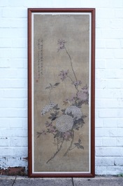 Yun Shouping (1633&ndash;1690): Flower branches, ink and colour on paper, 17th C.