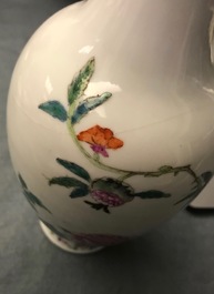 Seven Chinese famille rose vases, 19/20th C.
