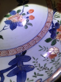 Four Chinese famille verte dishes, Kangxi