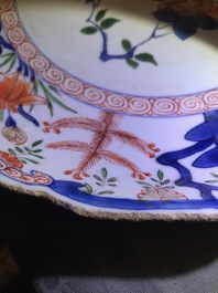 Four Chinese famille verte dishes, Kangxi