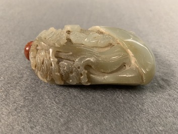 Quatre tabati&egrave;res en jade, Chine, 19/20&egrave;me