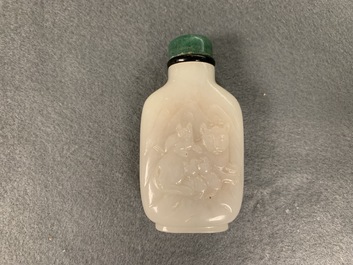 Quatre tabati&egrave;res en jade, Chine, 19/20&egrave;me