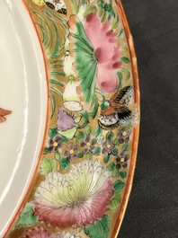 A 16-piece Chinese Canton famille rose service, 19th C.