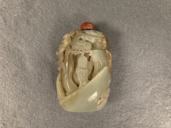 Quatre tabati&egrave;res en jade, Chine, 19/20&egrave;me