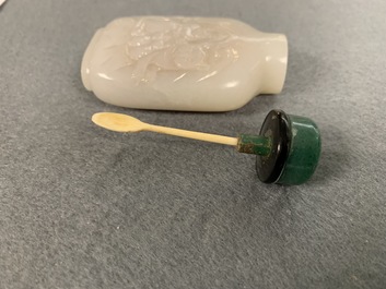 Quatre tabati&egrave;res en jade, Chine, 19/20&egrave;me