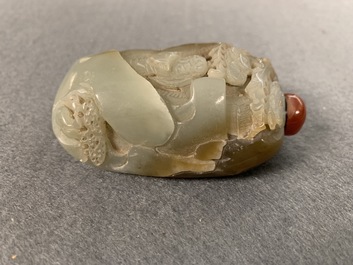 Quatre tabati&egrave;res en jade, Chine, 19/20&egrave;me