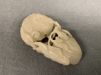 Quatre tabati&egrave;res en jade, Chine, 19/20&egrave;me