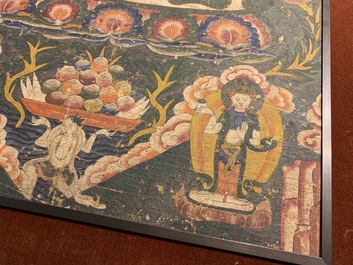 A 'Padmasambhava' or 'Guru Rinpoche' thangka, Tibet, 18th C.