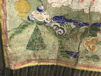 A 'White Tara' thangka, Tibet, 18/19th C.