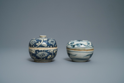 A collection of Chinese blue and white Swatow wares, Ming