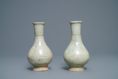 A varied collection of Chinese qingbai- and cream-glazed pottery, Song and later