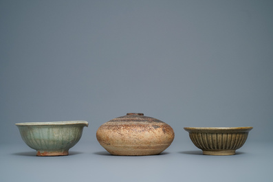 A varied collection of Thai Sawankhalok ceramics, 15th C. and later