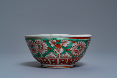 A rare Chinese Swatow double-walled warming bowl, 'zhuge', Ming