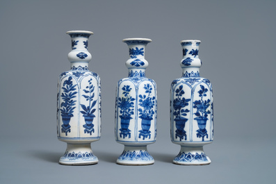 Six pi&egrave;ces en porcelaine de Chine en bleu et blanc de l'&eacute;pave du Vung Tau, Kangxi