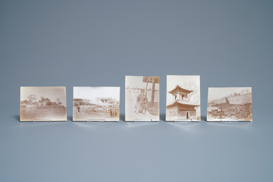 48 black and white photos with Chinese scenes, 19/20th C.