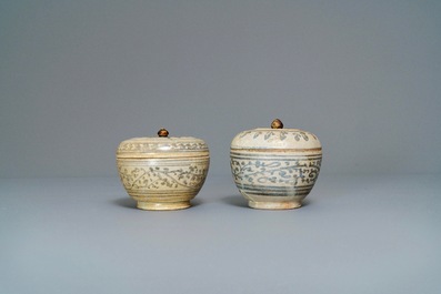 A varied collection of Thai Sawankhalok ceramics, 15th C.