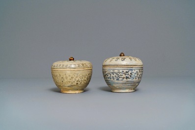 A varied collection of Thai Sawankhalok ceramics, 15th C.