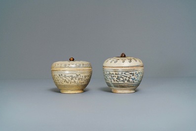 A varied collection of Thai Sawankhalok ceramics, 15th C.