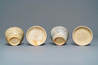 A varied collection of Thai Sawankhalok ceramics, 15th C.