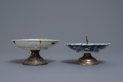 A varied collection of Chinese blue and white porcelain, Ming and Kangxi