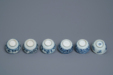 A varied collection of Chinese blue and white porcelain, Ming and Kangxi