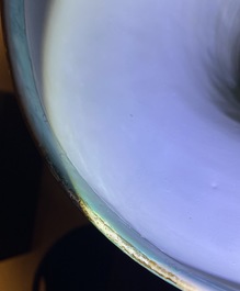 Een grote Chinese famille rose vaas, 19e eeuw